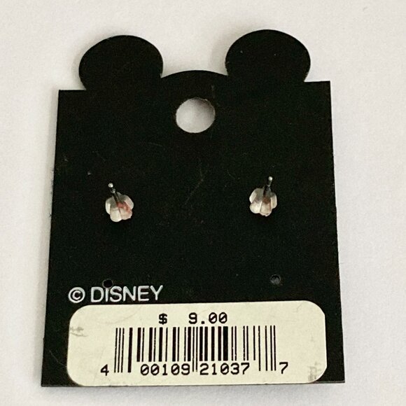 Vintage Disney Mickey Minnie Mouse Earrings Ears Bow Dots Icon Red Disneyana - Picture 9 of 10